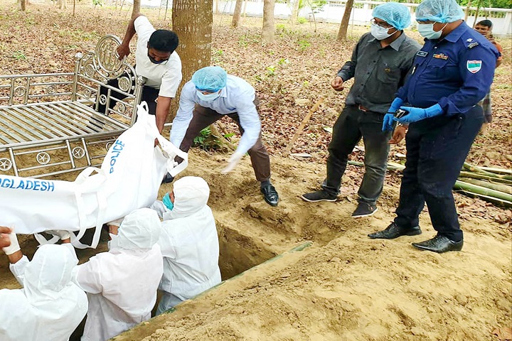 করোনা মৃত্যু যুবক