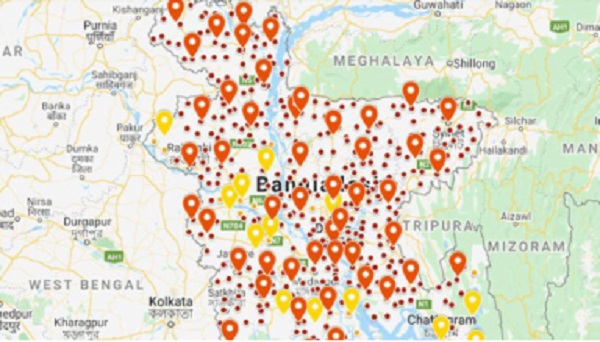 How the red, yellow and green zones are determined