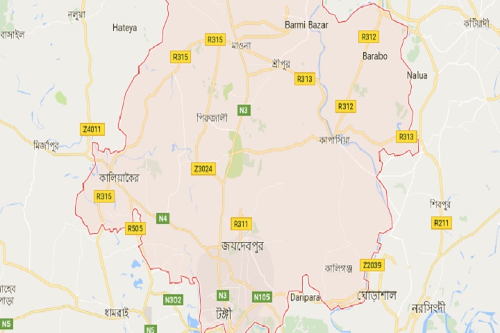 Map in gazipur