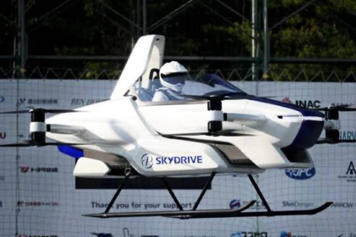 japan’s skydrive inc conducts successful test flight of flying car