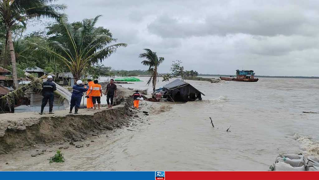 Cyclone Remal crossing coastal areas